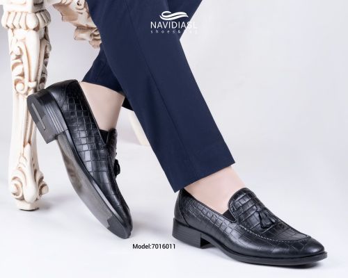 کفش مردانه چرم کلاسیک کد 7016011