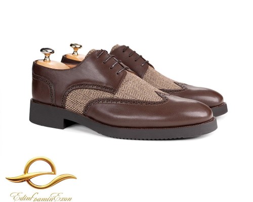  مدل : ۸-۷۶۲۲ Derby brogue با پارچه 
