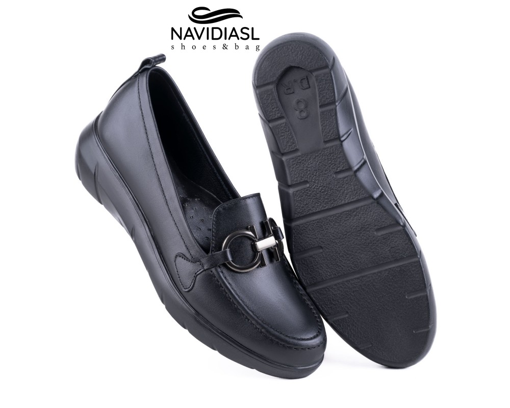  کفش زنانه چرم طبی کد 2038009 
