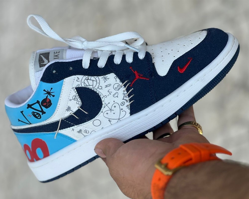  Nike air Jordan 1 voodo custom 
