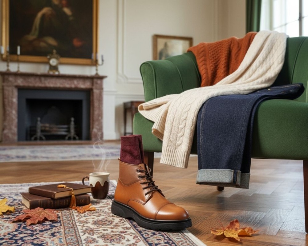  biking بوت تمام چرم 