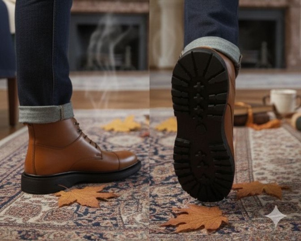  biking بوت تمام چرم 