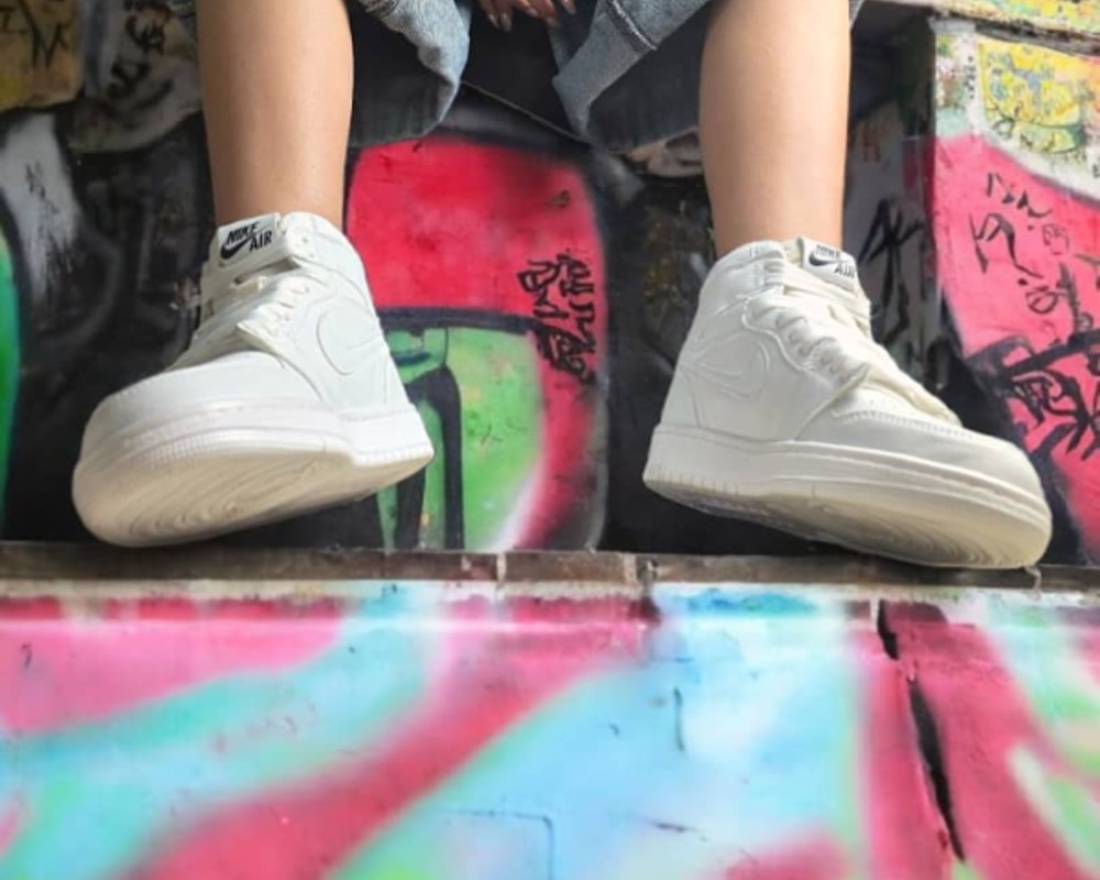  جردن وان تمام سفید 