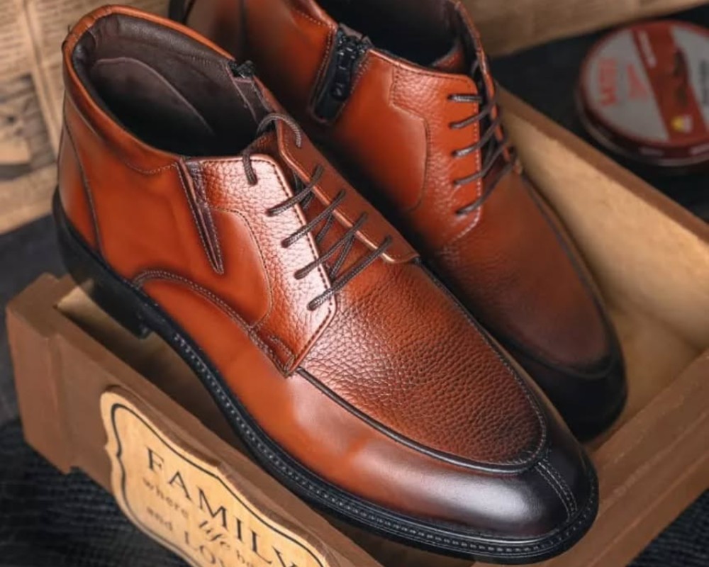  بوت نیم ساق مجلسی تمام چرم 