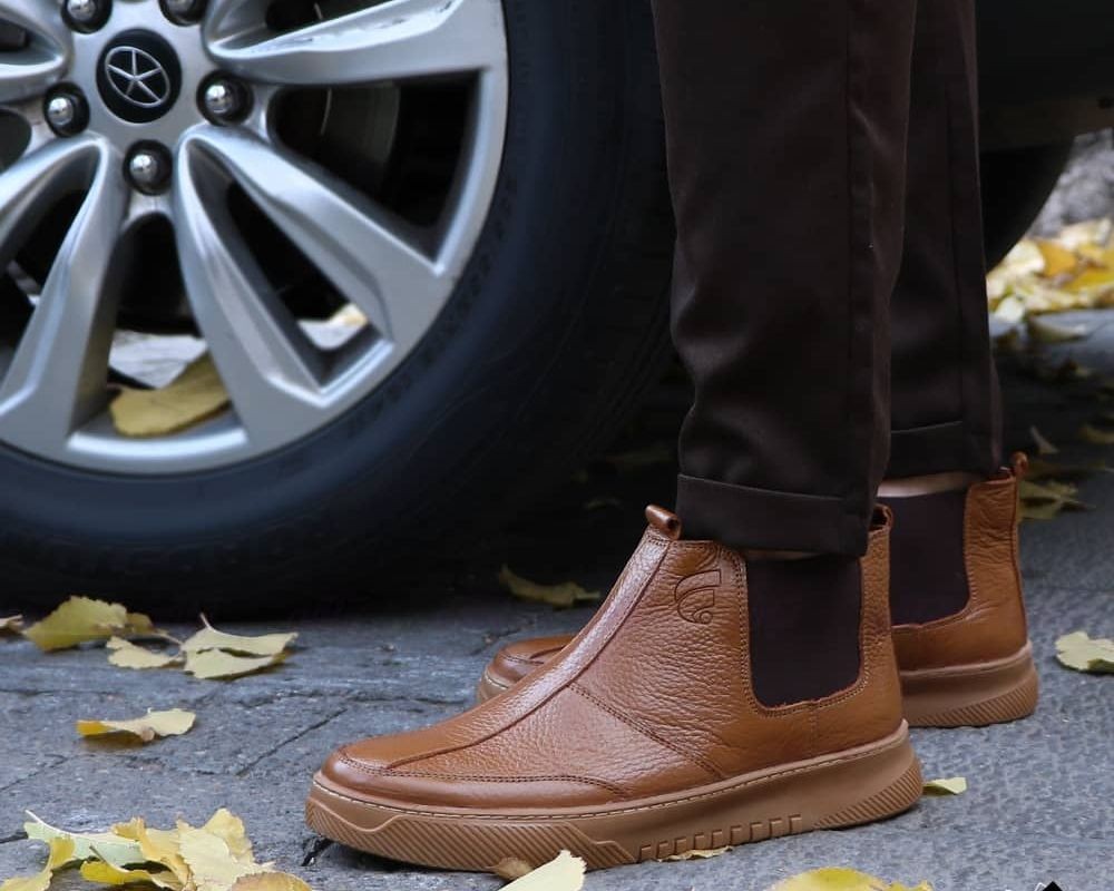  بوت کد 412 تمام چرم طبیعی زیره ترمو 