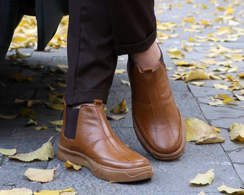  بوت کد 412 تمام چرم طبیعی زیره ترمو 