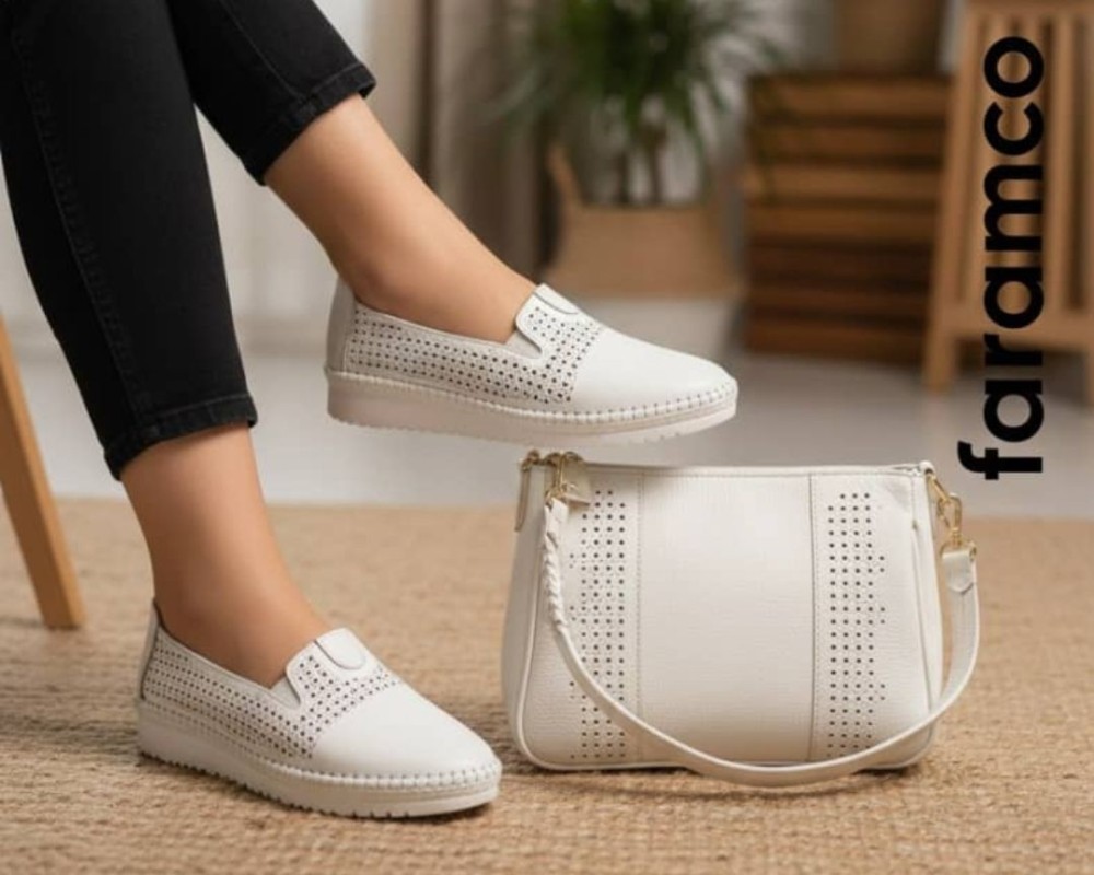  کفش زنانه چرم طبیعی تابستانی و چهارفصل 