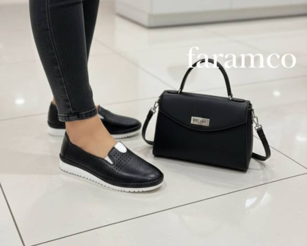  کفش زنانه چرم طبیعی تابستانی و چهارفصل 