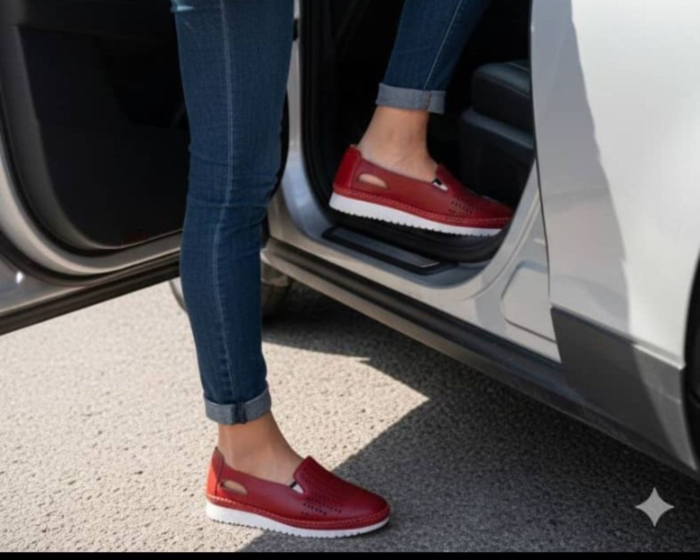  کفش زنانه چرم طبیعی تابستانی و چهارفصل 