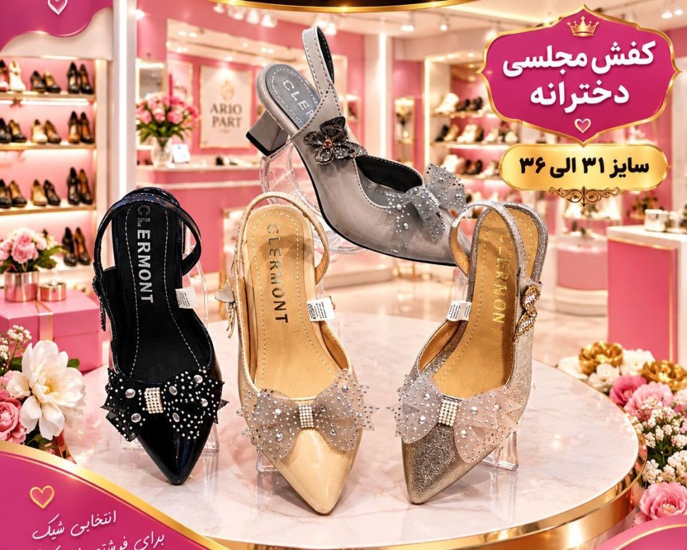  کفش مجلسی دخترانه 
