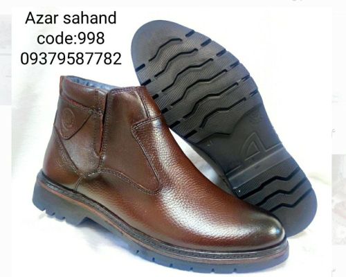  نیم بوت بی بند زیپدار 