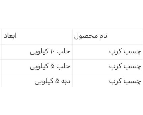 چسب کرپ